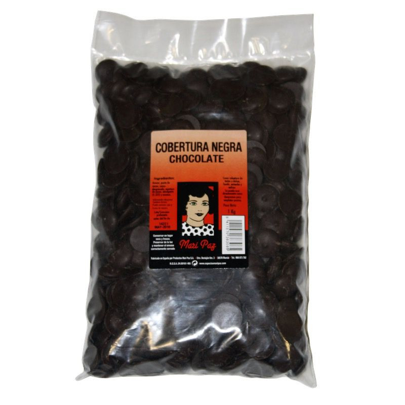 CHOCOLATE COBERTURA NEGRA BOLSA 16/1Kg